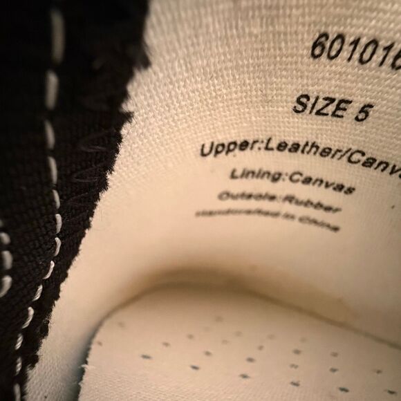 NWT Official Program big boy’s canvas slip on sneakers in camo/black/white Size - Picture 11 of 13